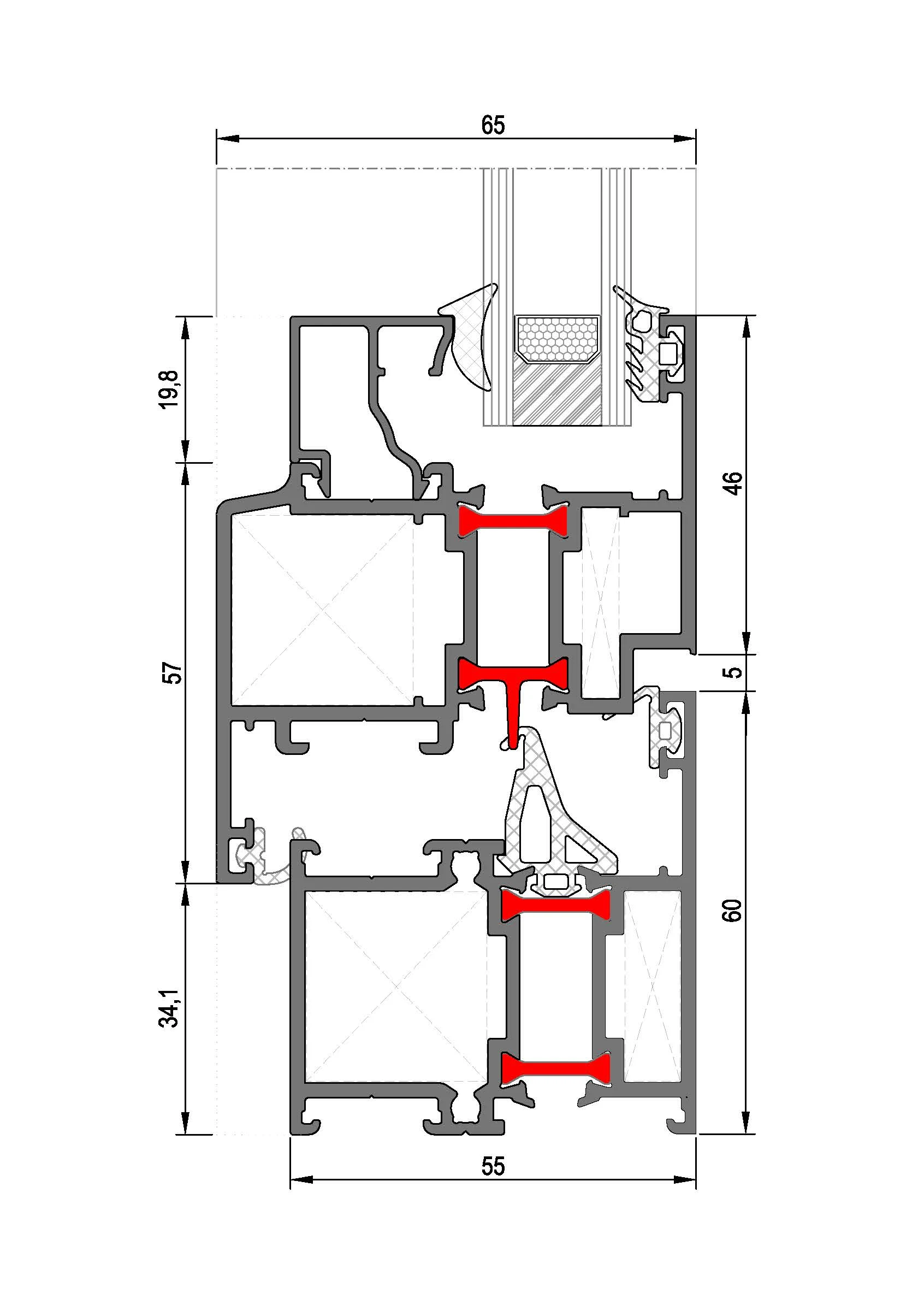 RWT55+ Doğrama Sistemi — 2