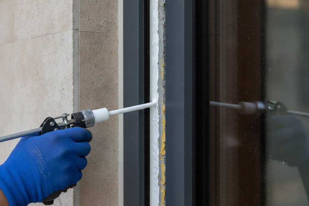 Alüminyum pencere çevresine yeni silikon çekilmesi