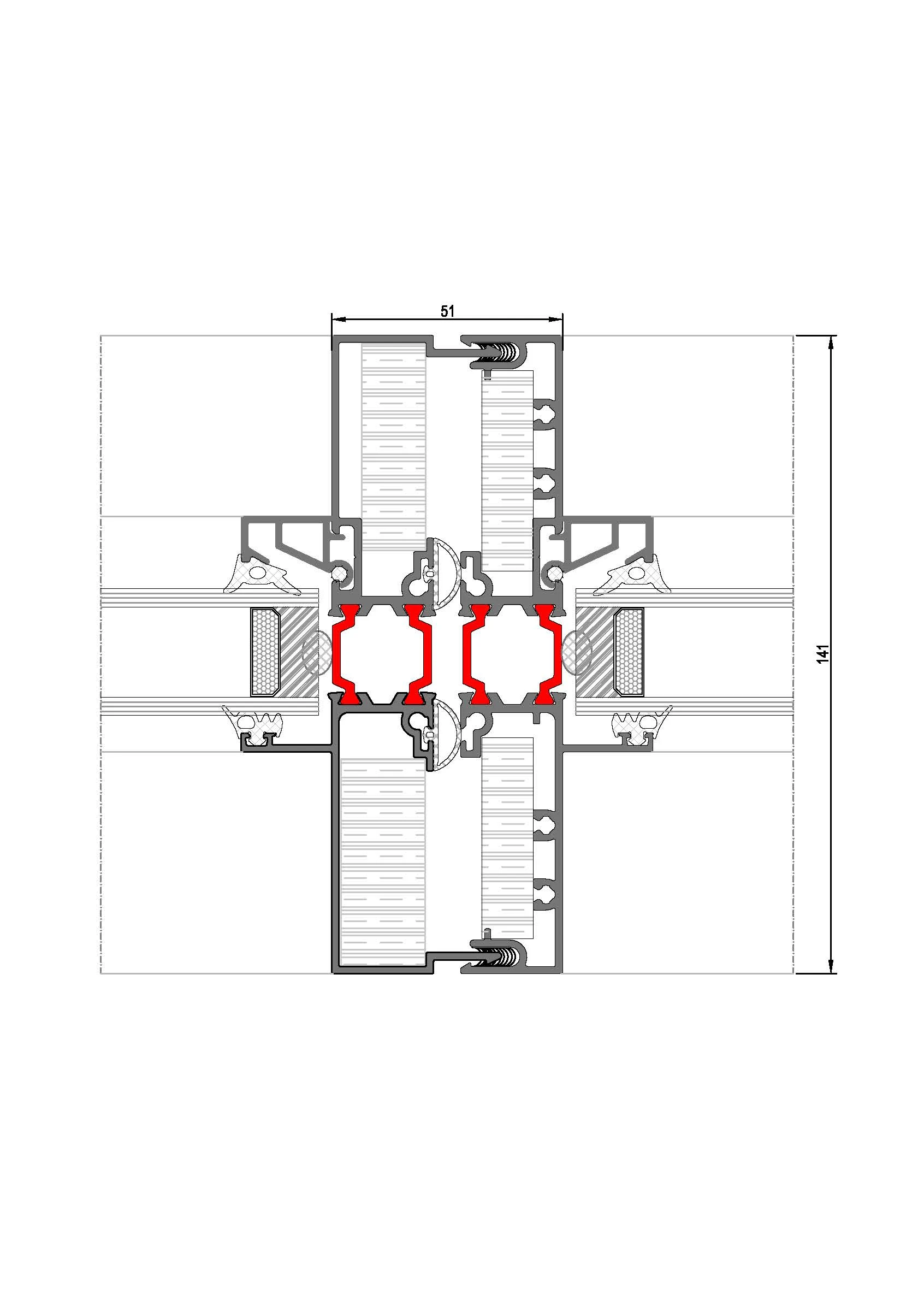 REWW141 Window Wall Cephe Sistemi — 2